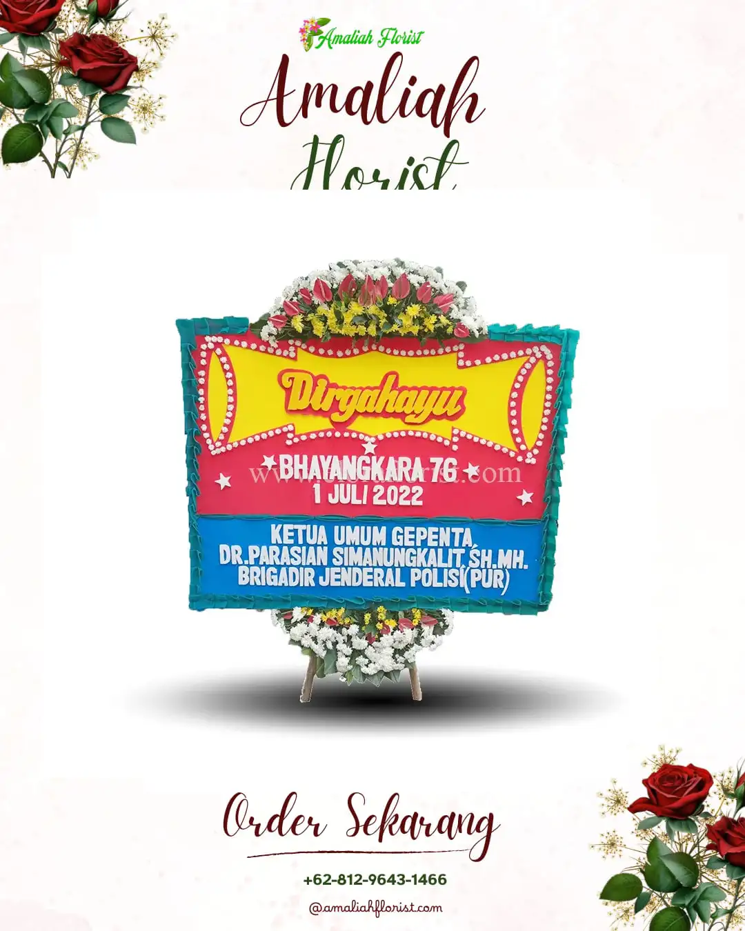 Papan Bunga HUT Ulang Tahun Kepatihan